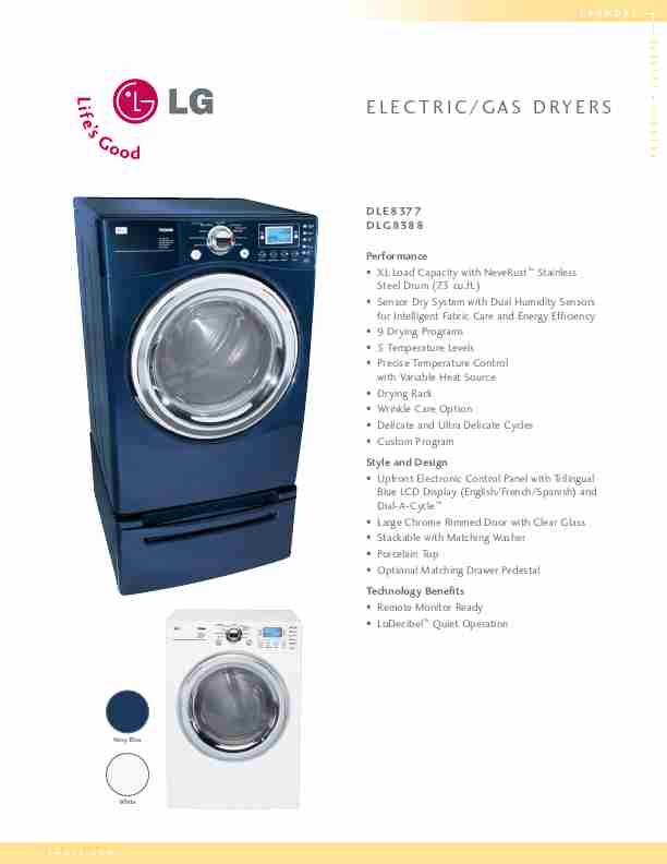 LG Electronics Clothes Dryer DLE8377-page_pdf
